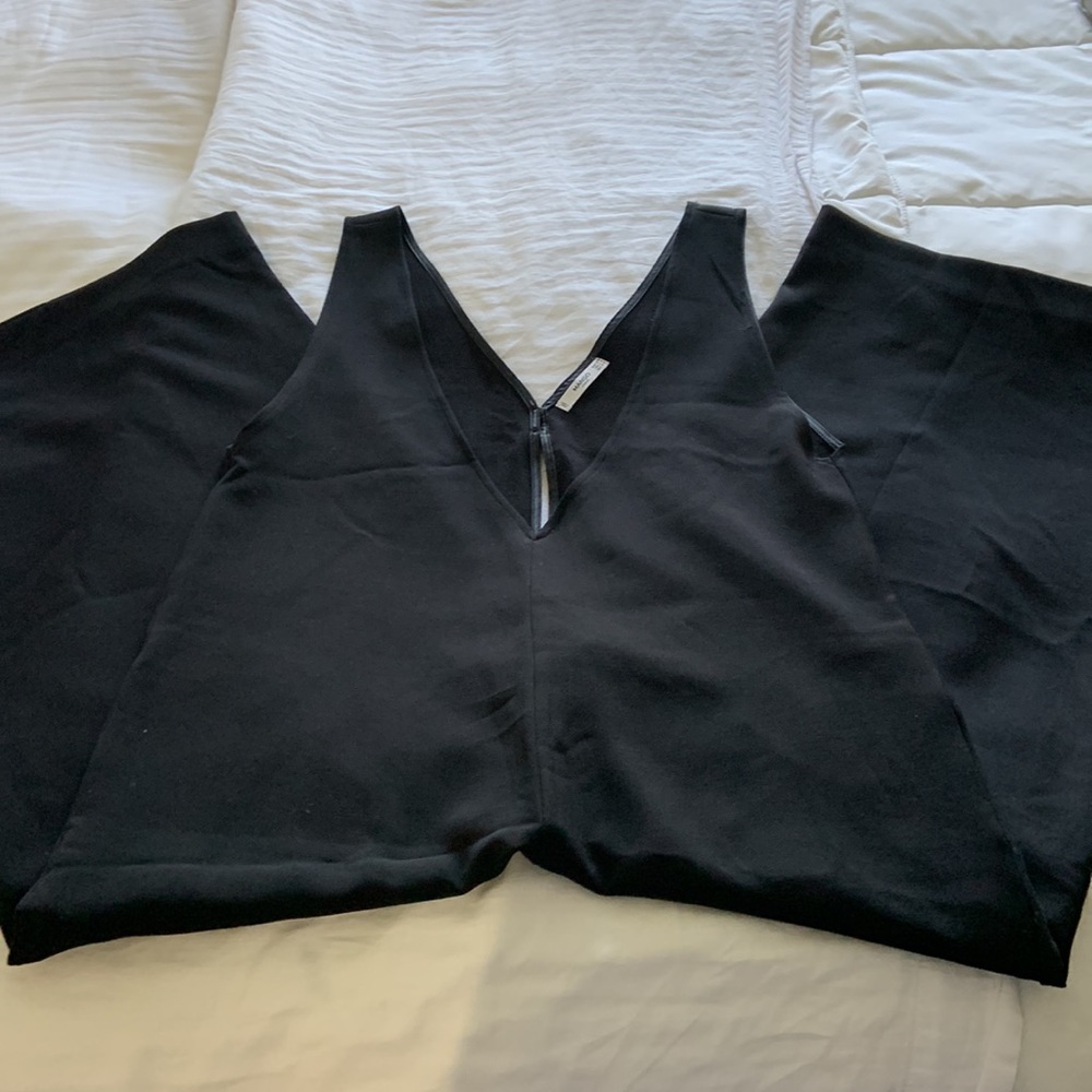 MANGO Black Jumpsuit
